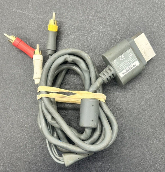 Genuine Microsoft XBOX 360 AV Cable In OK Condition