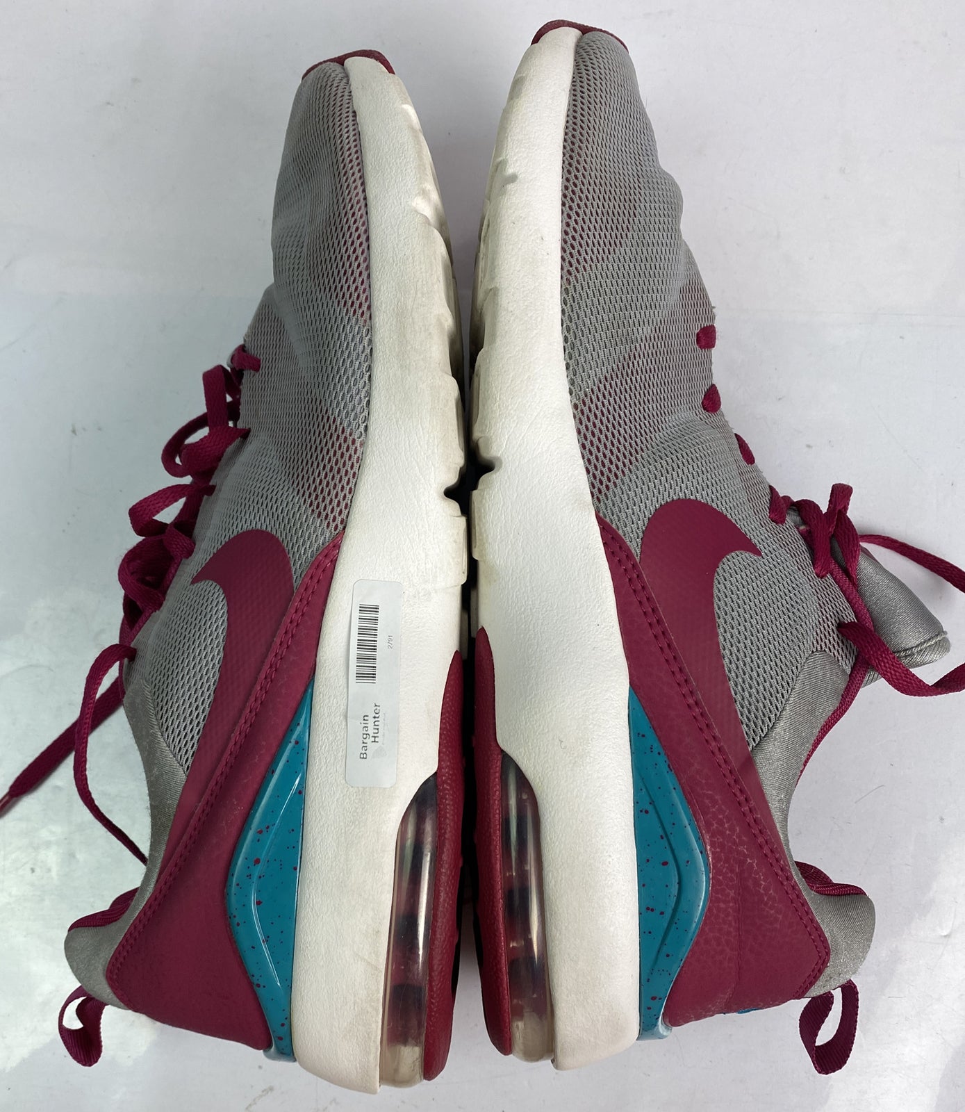 2791 Nike Air Sliver And Pink Shoes US 11 UK 8.5 In Good Condition