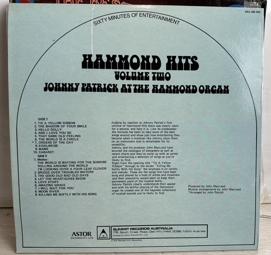 Golden Hour of Hammond Hits - Johnny Patrick - 12" Vinyl Record 3924
