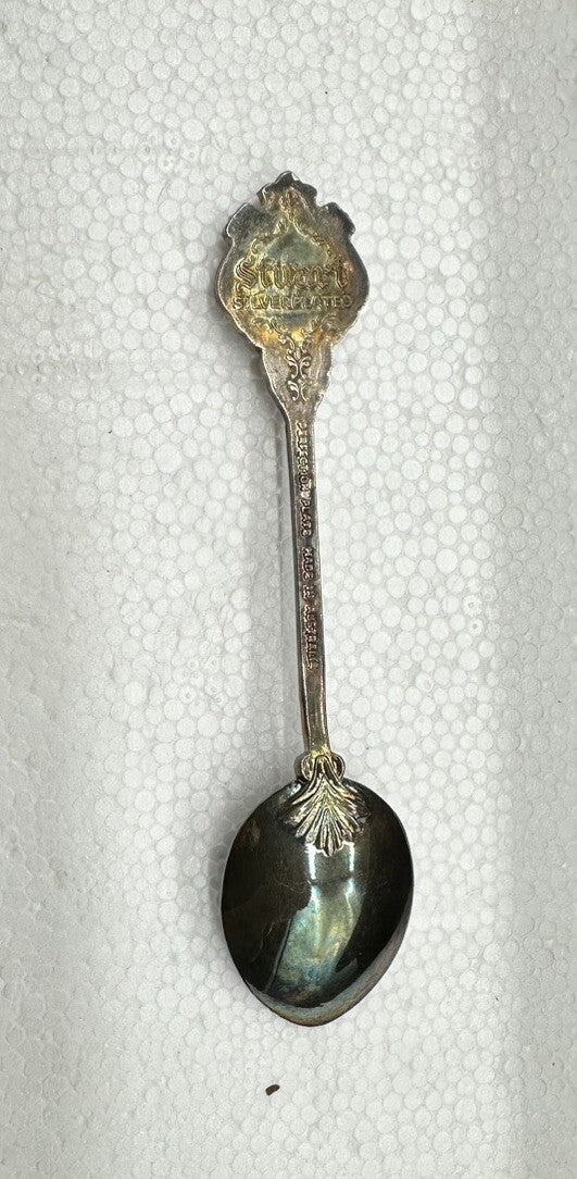 Souvenir Spoon Tanunda AH & F Society South Australia , silver plated In OK Cond