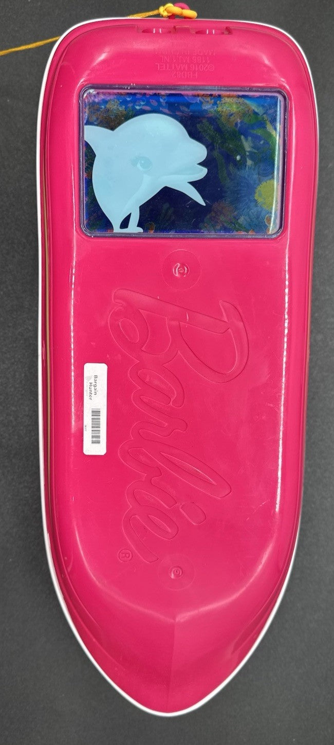 Barbie Dolphin Magic Ocean View Speed Boat Mattel 2016 In Good Condition 8687