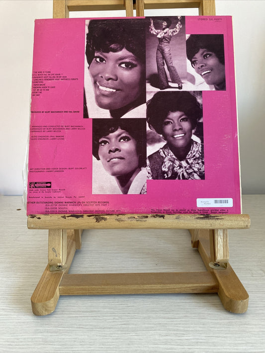 Dionne Warwick - I'll Never Fall In Love Again Vintage Vinyl Record 3417