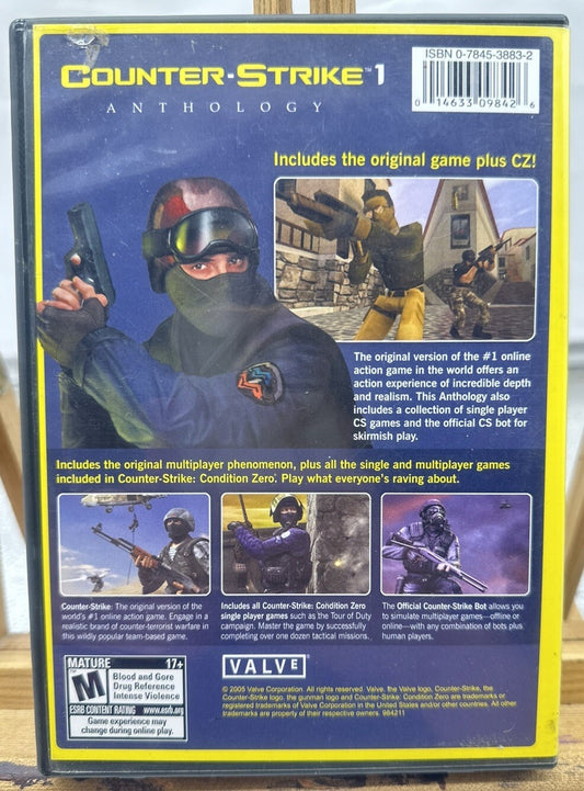 Counter-Strike 1 Anthology PC Game Complete Good Condition 6029
