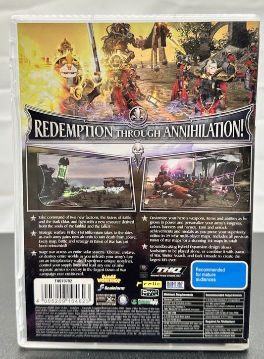 Dawn of War Soulstorm PC Game - In Good Condition 8690