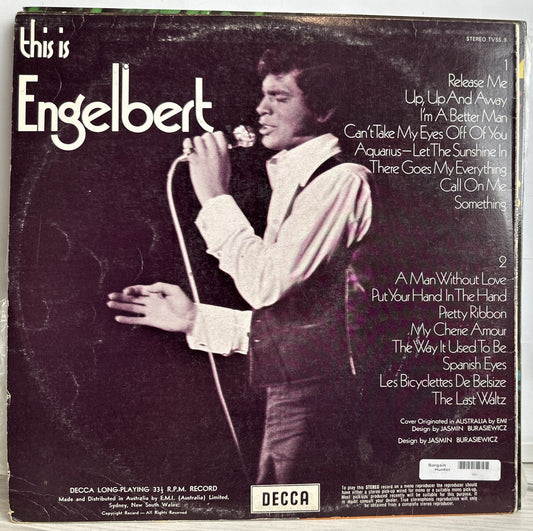 This is Engelbert - 16 Great Songs - 12" Vinyl Record 3871