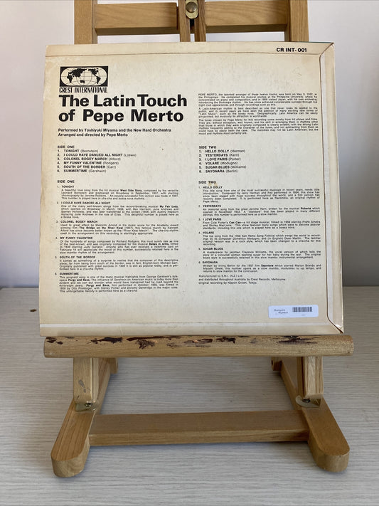 The Latin Touch Of Pepe Merto Vintage Vinyl Record In Good Condition 3361