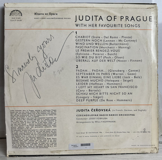 Judita - Judita Of Prague With Her Favourite Songs - 12" Vinyl Record 3872