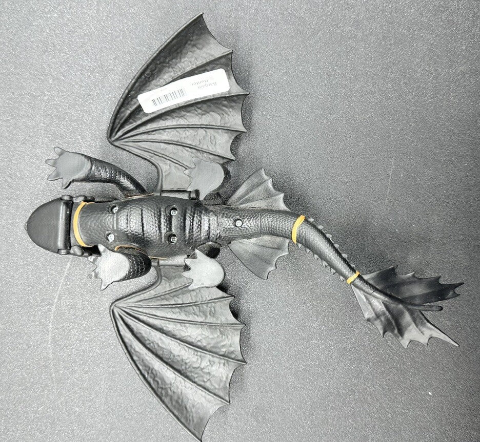 2018 How to Train Your Dragon - 9.5" NIGHT FURY TOOTHLESS Incomplete 8564