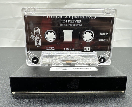 The Great Jim Reeves Cassette Tape In OK Condition 7787