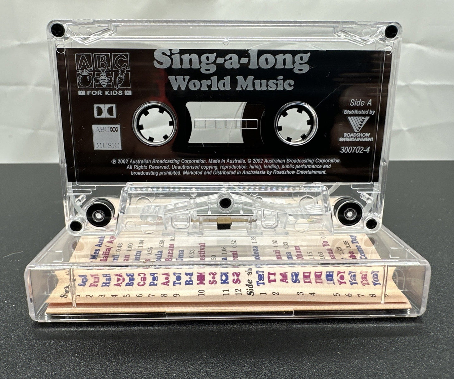 Sing-a-long World Music Cassette Tape In Good Condition 7881