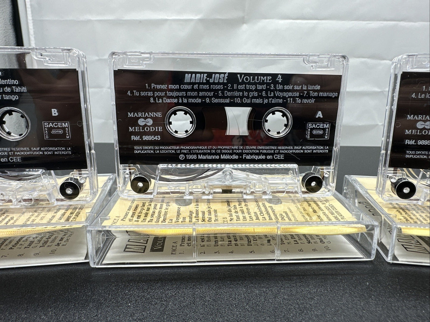 Marie-Jose' Volume 1 to 5 Cassette Tape In Good Condition 6668