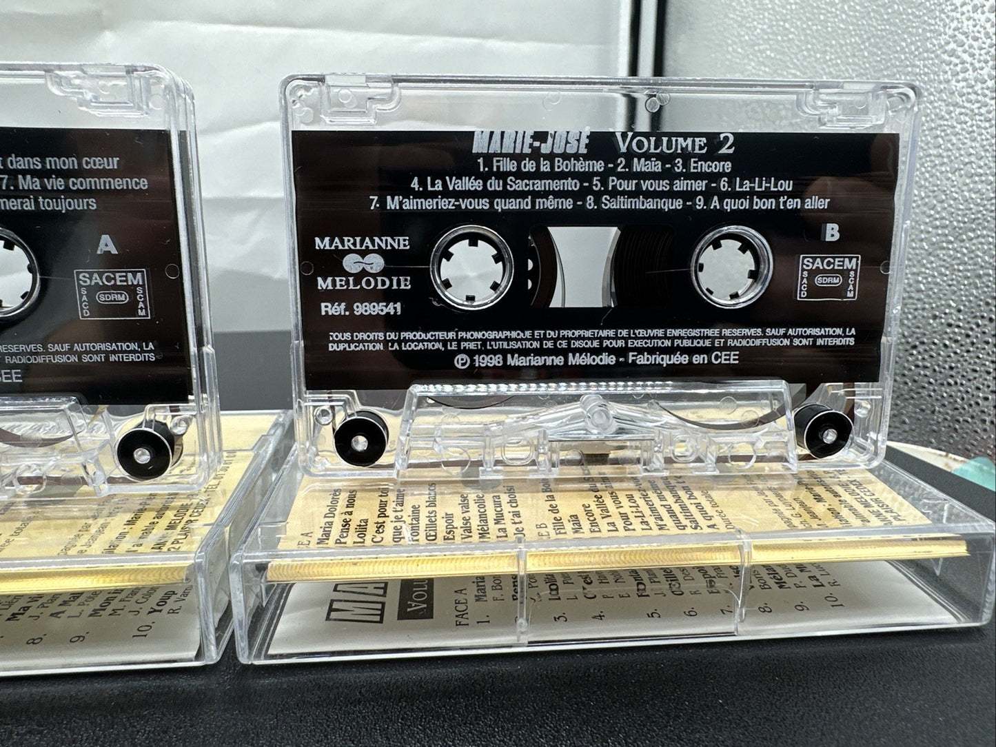 Marie-Jose' Volume 1 to 5 Cassette Tape In Good Condition 6668