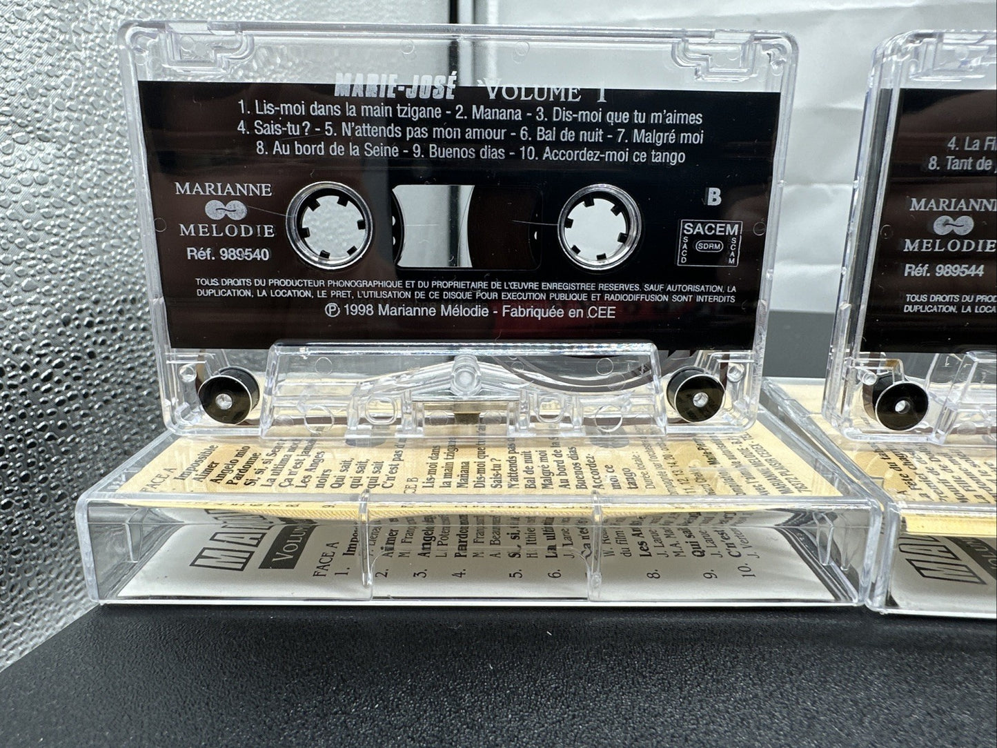 Marie-Jose' Volume 1 to 5 Cassette Tape In Good Condition 6668