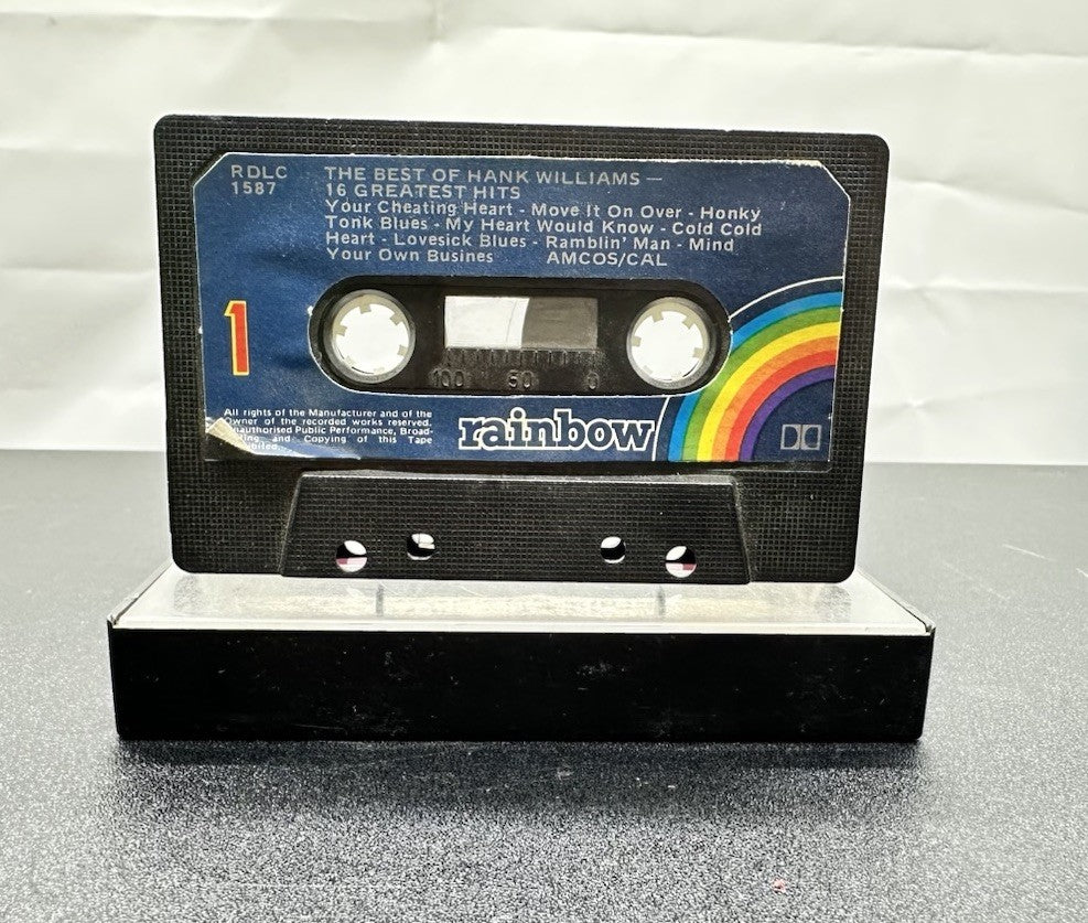 The Best Of Hank Williams 16 Greatest Hits Cassette Tape In OK Condition 8094