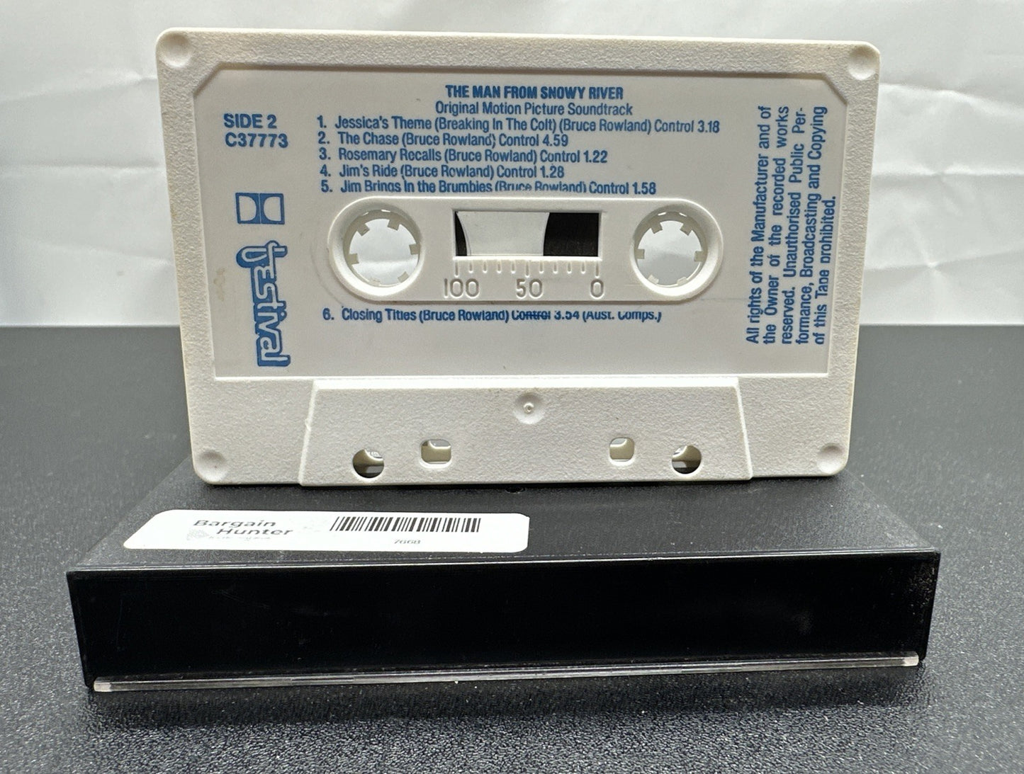 The Man From Snowy River Soundtrack Cassette Tape In OK Condition 7668