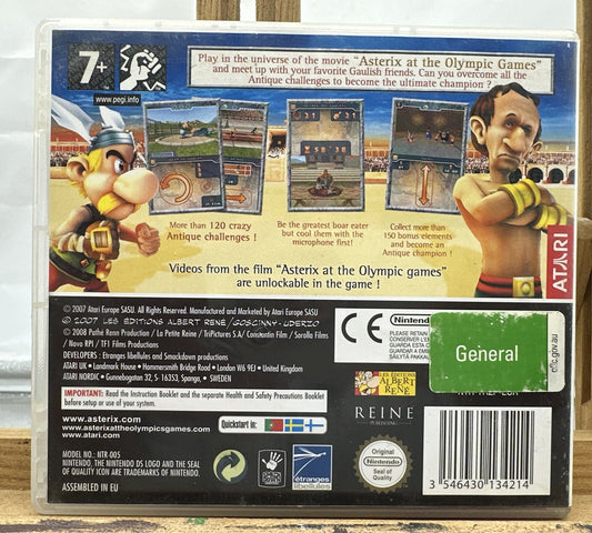 Asterix A The Olympic Games Nintendo DS Complete Game 9260
