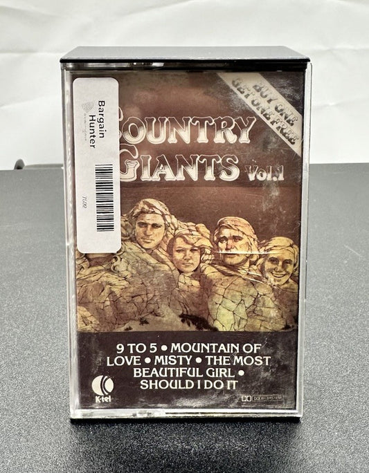 Country Giants Volume 1 and 2 Cassette Tape In Good Condition 7592