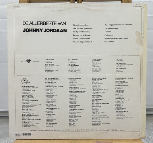 De Allerbeste Van - Johnny Jordaan Record In Good Condition 6881