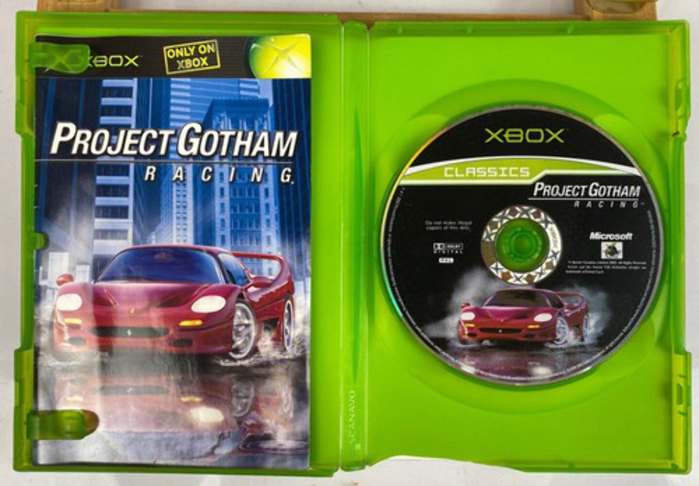 3381 Project Gotham Racing PAL Xbox Original Complete Game