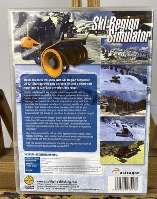 3345 Ski Region Simulator PC Game In Good Condition