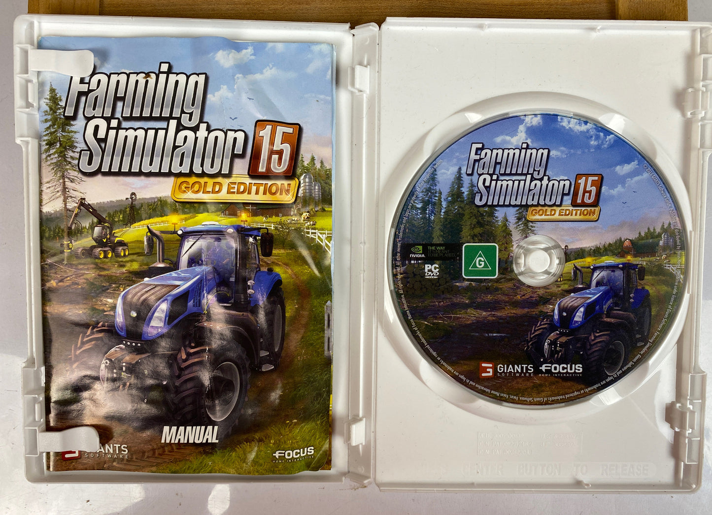 3343 Farming Simulator 15 Gold Edition PC Game In Good Condition