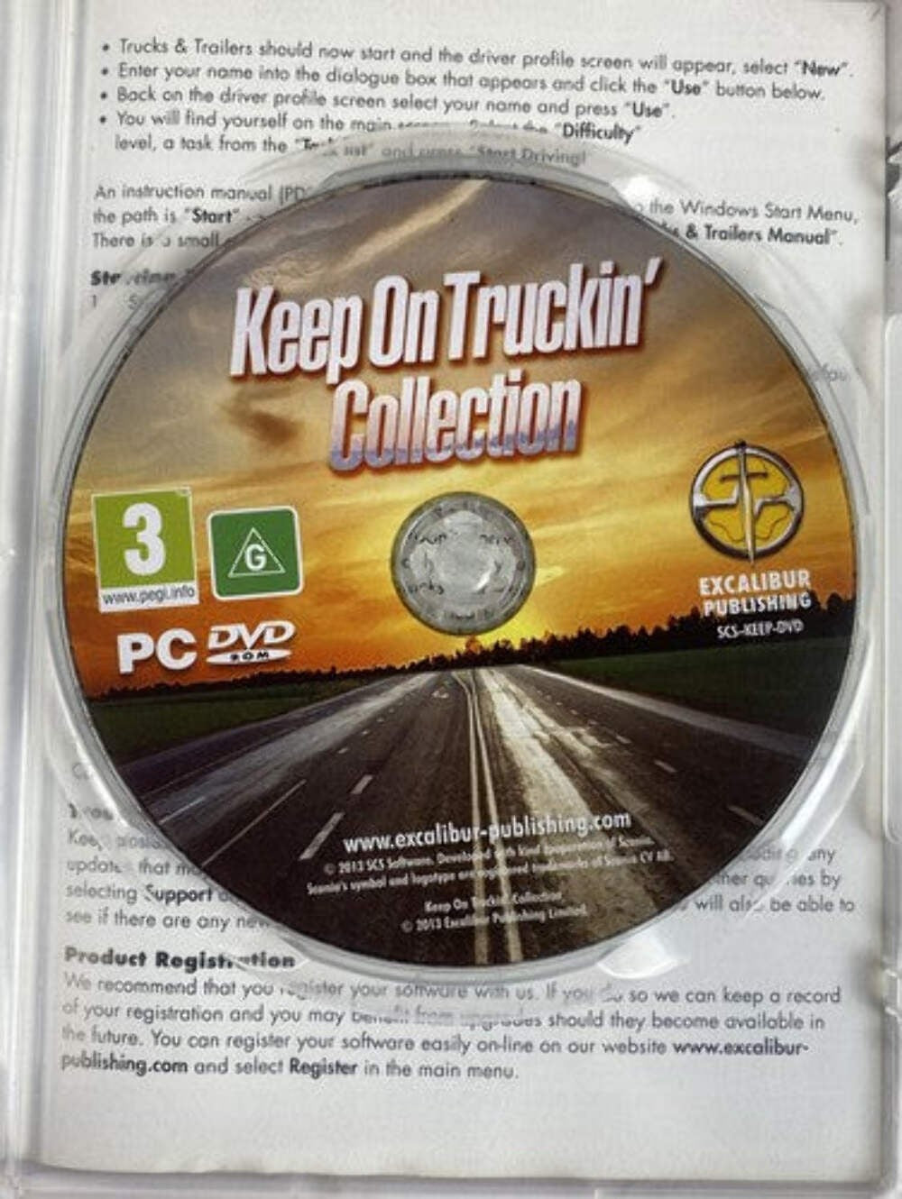 3344 Keep On Truckin' Collection PC Game In Good Condition