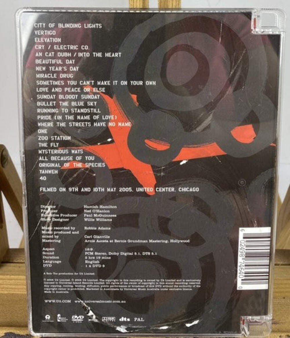 C719 Vertigo 2005 U2 Live From Chicago DVD In Good Condition