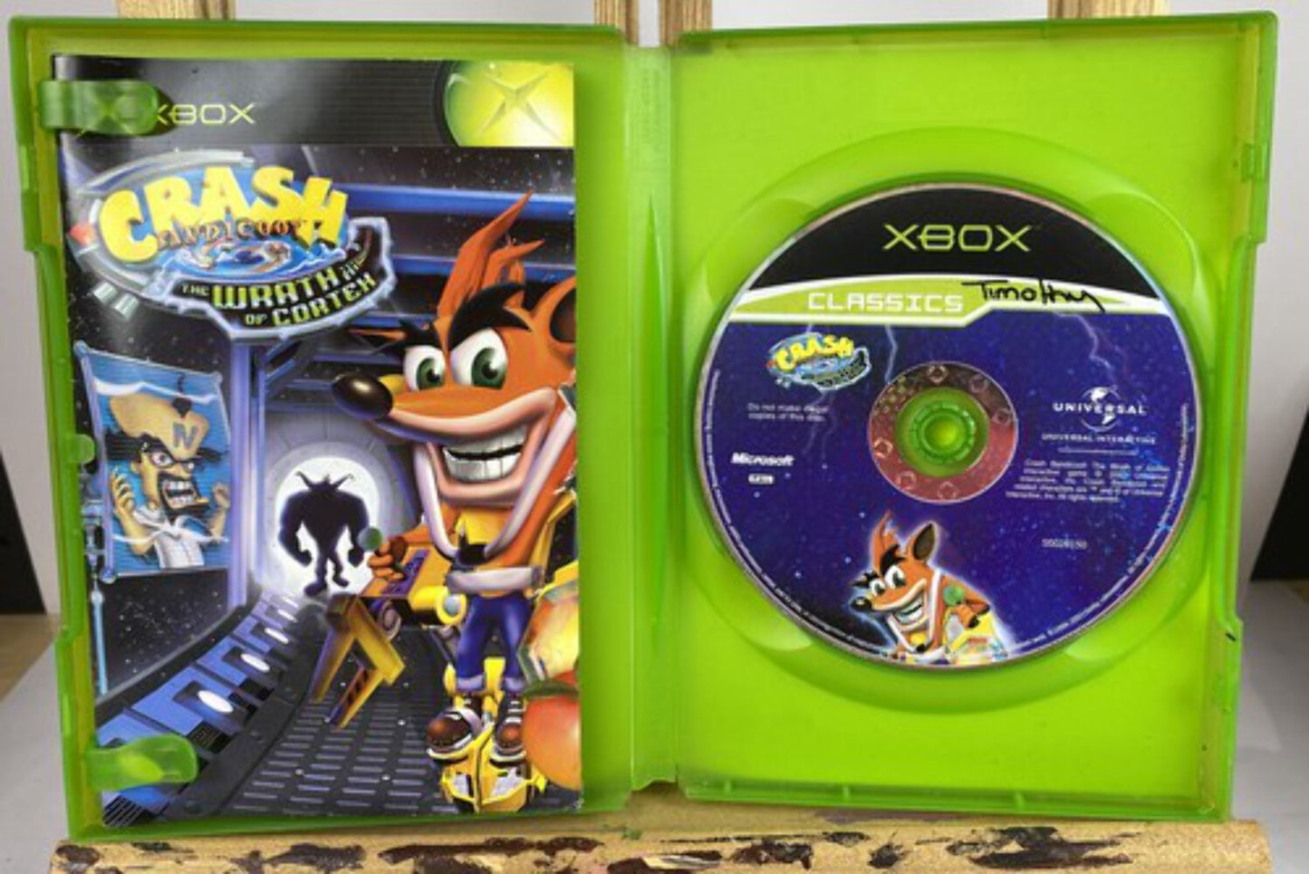 3378 Crash Bandicoot The Wrath Of Cortex PAL Xbox Original Complete Game