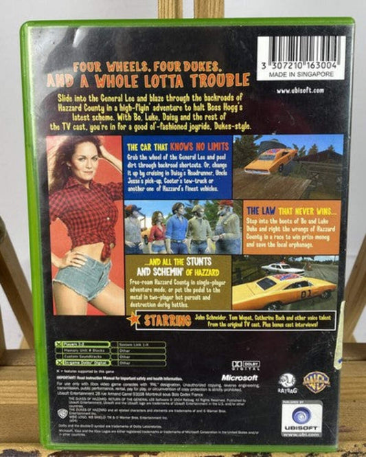 3384 The Dukes Of Hazzard Return Of The General Lee PAL Xbox Complete Game
