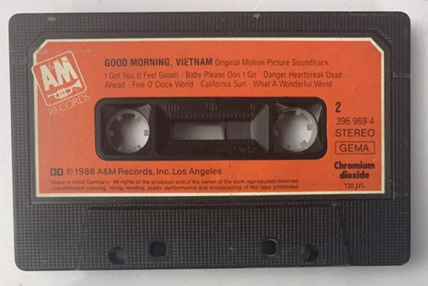 M912 Good Morning Vietnam Soundtrack Cassette Tape In Good Condition