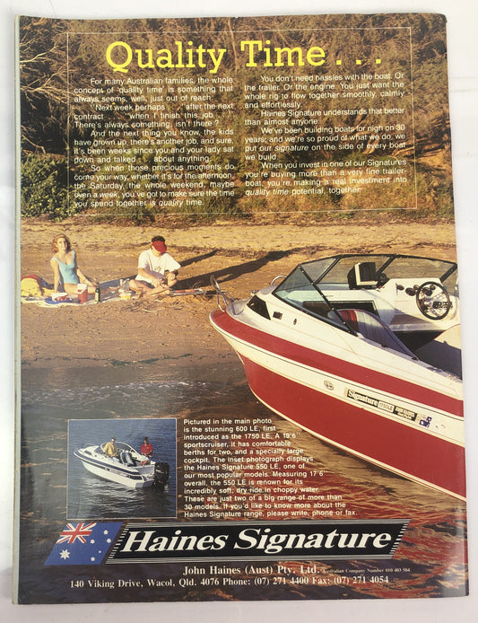 Trailer Boat Fisherman Magazine May 1992 In Good Condition