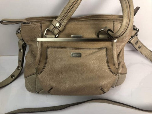 M793 Mimco Medium Handbag Brown / Beige colour In Good Condition