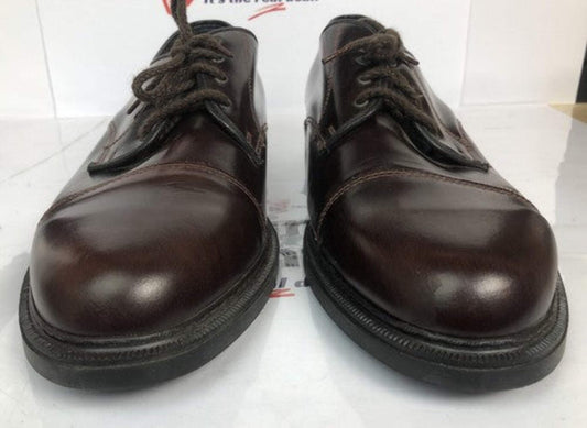 F23 Mens Pumell Men's Brown Leather Work Shoes Size 11 1/2 Australian Made