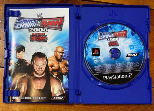 2244 Smackdown Vs Raw 2008 Featuring ECW Playstation 2/PS2Complete Game