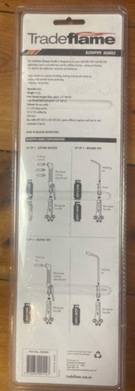 Trade Flame Blowpipe Handle Part no.228389 Brand New Sealed