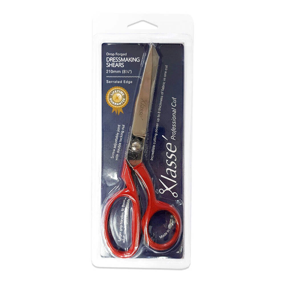 Klasse Dressmaking Shears 210mm (8¼") Larger grip handles