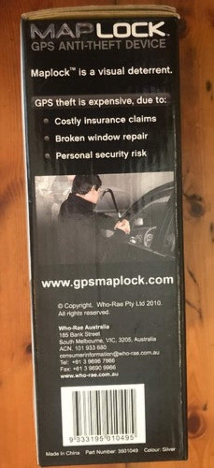 MapLock GPS Anti-Theft Device Security Device