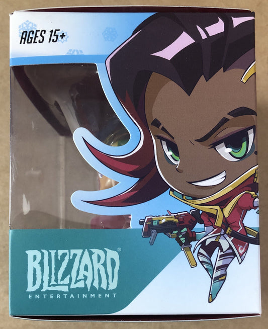 2028 Overwatch Peppermint Sombra Figure - Very Good Condition + Free Post