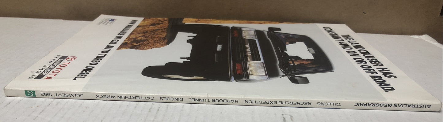 Australian Geographic Magazine July - Sept 1992 No. 27 In Good Condition