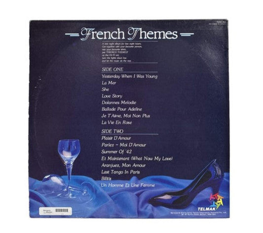 French Themes - A Late Night Album For Late Night Lovers - Record Album Vinyl LP