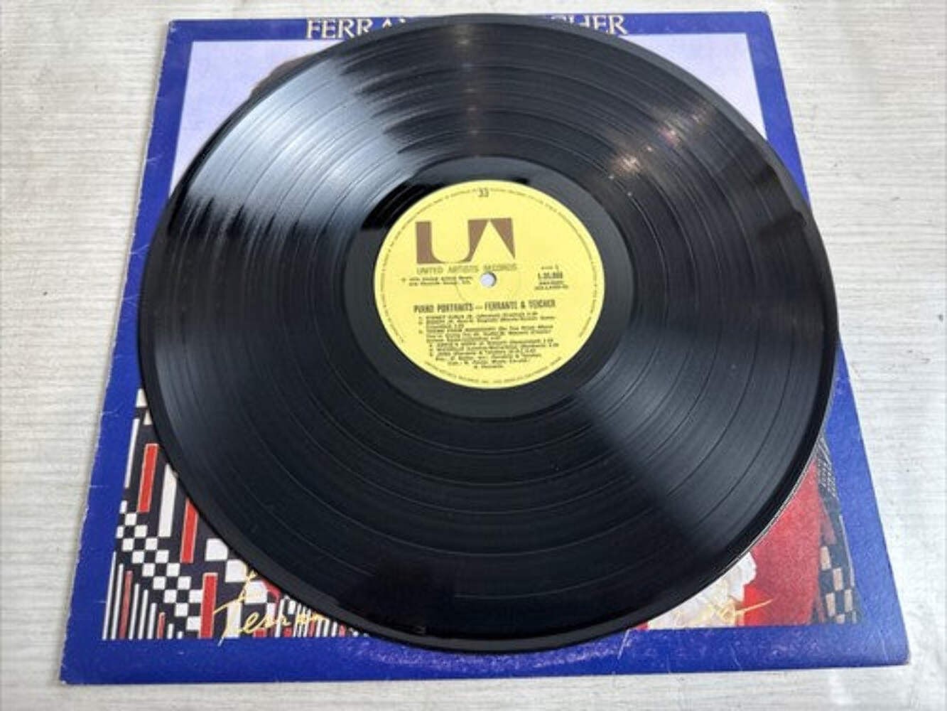 Ferrante And Teicher Piano Portraits Record Album Vinyl LP In Good Condition