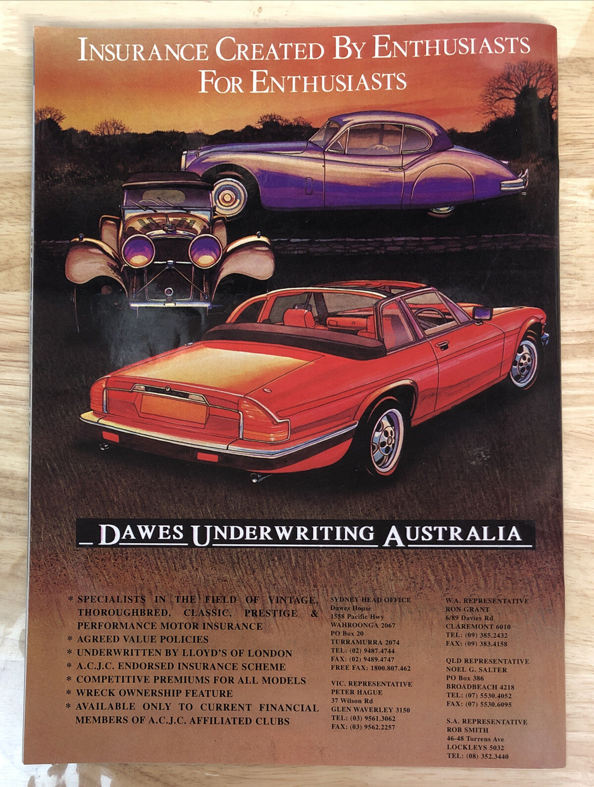Australian Jaguar Magazine No. 69 Vintage In Good Condition