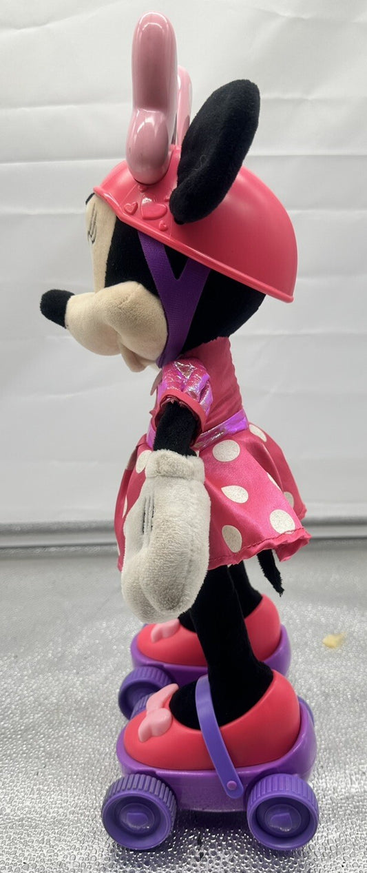 Disney Roller Skating Minnie Mouse Plush FAULTY FOR PARTS 6397