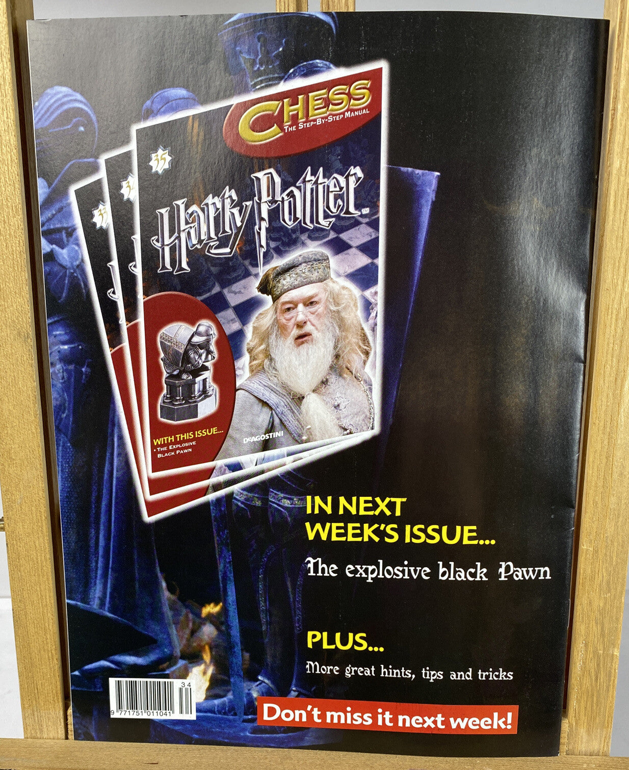 Harry Potter Chess The Step-By-Step Course Magazine Only Issue No. 34 In VGC