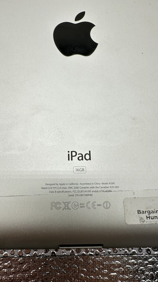 Apple iPad 2 A1395 16GB SOLD AS PARTS ONLY 1668