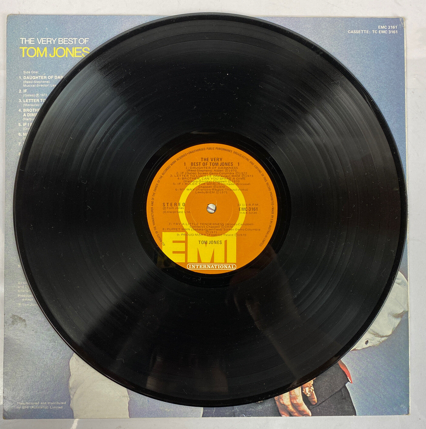 TOM JONES The Very Best Of / 18 Fabulous Tracks LP SirH70 In Good Condition