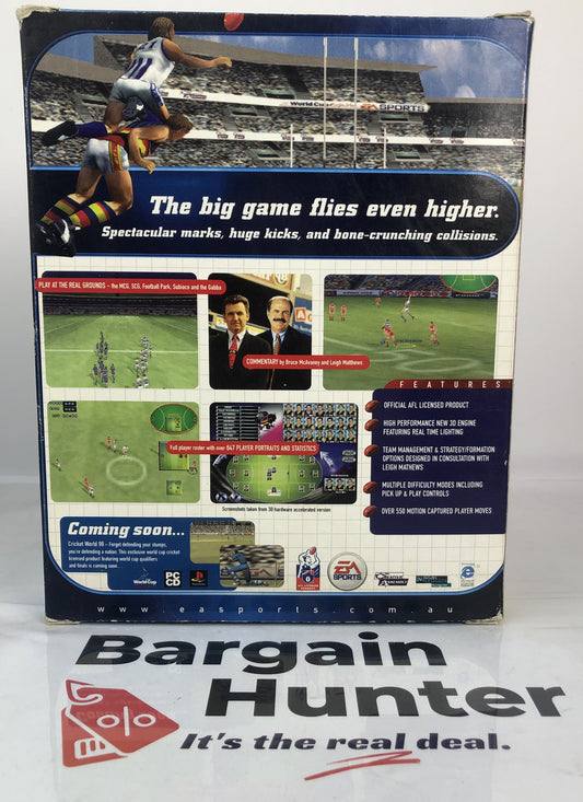 2746 Ea Sports AFL 1999 Big Box PC complete Game In Good Condition