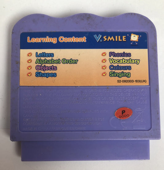 2693 VTech Alphabet Park Adventures For V.Smile Cart Only