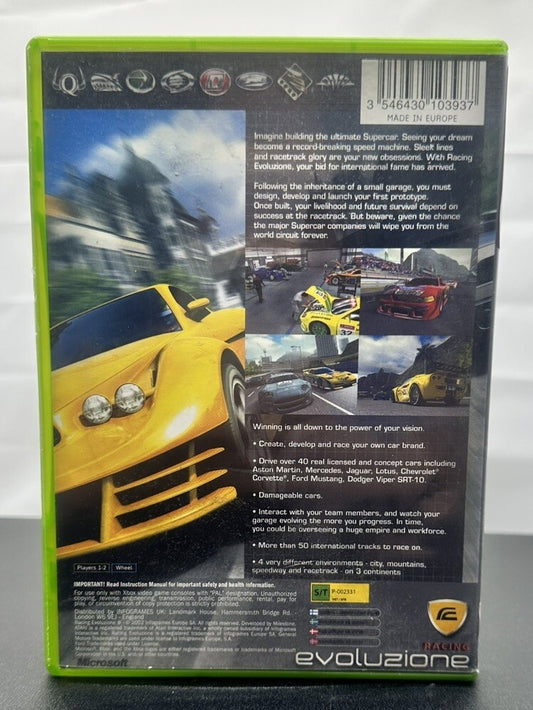 Racing Evoluzione - Microsoft Xbox In Good Condition - 8160