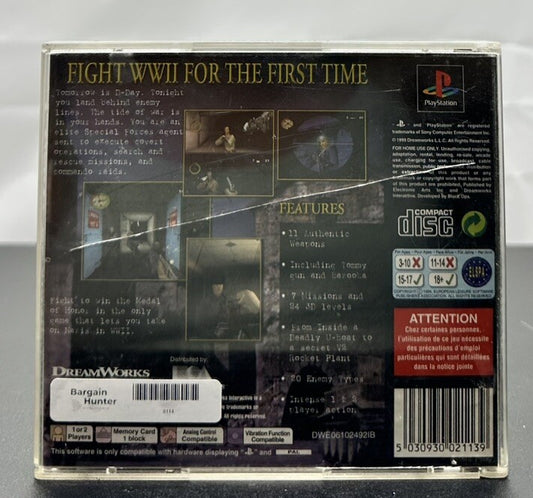 Medal Of Honor Playstation 1 PS1 Game PAL Incomplete Ok Condition 8114